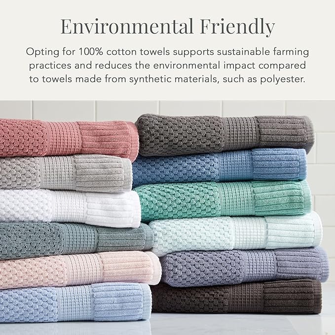 NY Loft 100% Cotton 2 Pack Bath Sheet Towel Set | Super Soft & Absorbent Quick-Dry Oversize Bath Towels |Textured and Durable Cotton | Sand