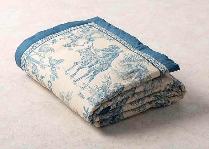 Maison d' Hermine Throw Blanket for Couch Lightweight Soft Warm Breathable Cotton Throw Blankets for Bed Girls Boys Women Men Gifts Sofa Travel Living Room Chair Bedding (60"x80", The Miller)