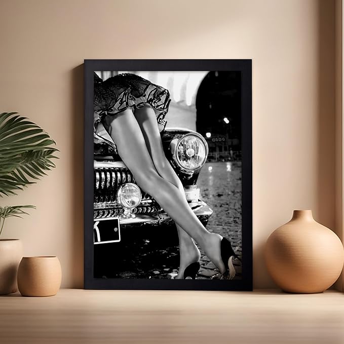 Poster Master Sexy Legs on Classic Car Poster