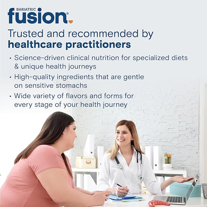 Bariatric Fusion Stress Support* | Vegan Supplement with Magnesium and Ashwagandha | Daily Vitamin for Women and Men | Gluten, Dairy and Soy Free | Non-GMO | 60 Capsules