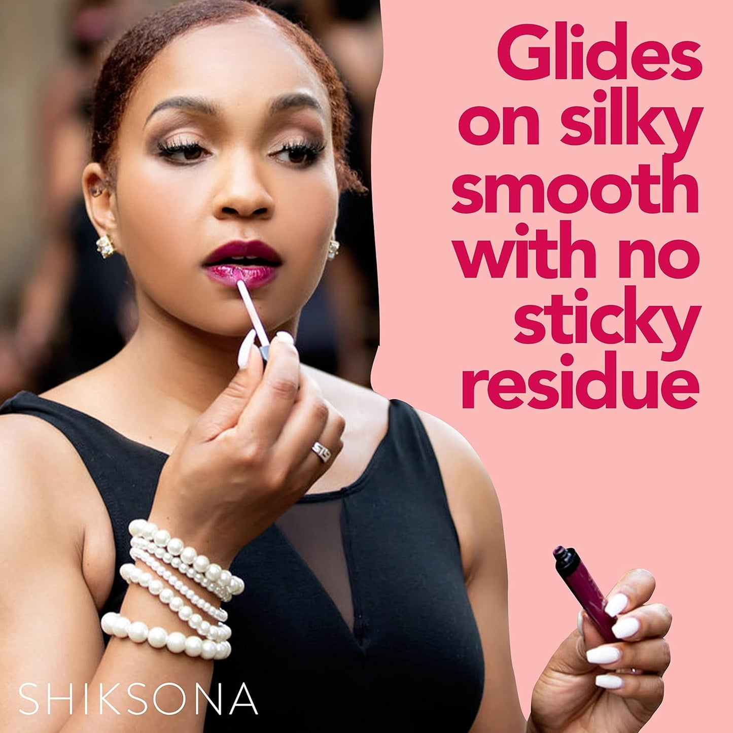 High Shine Lip Gloss | Hydrating, Vegan, Non-Sticky Lipgloss in a Timeless, Universal Color | Mesmerizing Mama (Sheer Nude Pink)