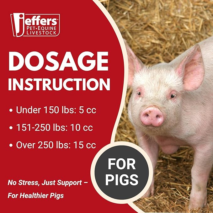 Jeffers Vita-Min Gel for Livestock & Horses – Multivitamin & Mineral Supplement with Selenium, Zinc, Potassium & Turmeric – Easy Oral Gel for Cattle, Goats, Sheep & Pig – 30 cc Tube - 12 Pack