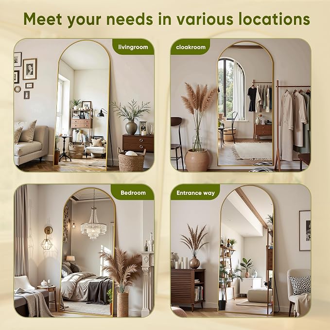 Full Length Mirror, Oversized Floor Mirrors, Leaning Free Standing Mirrors