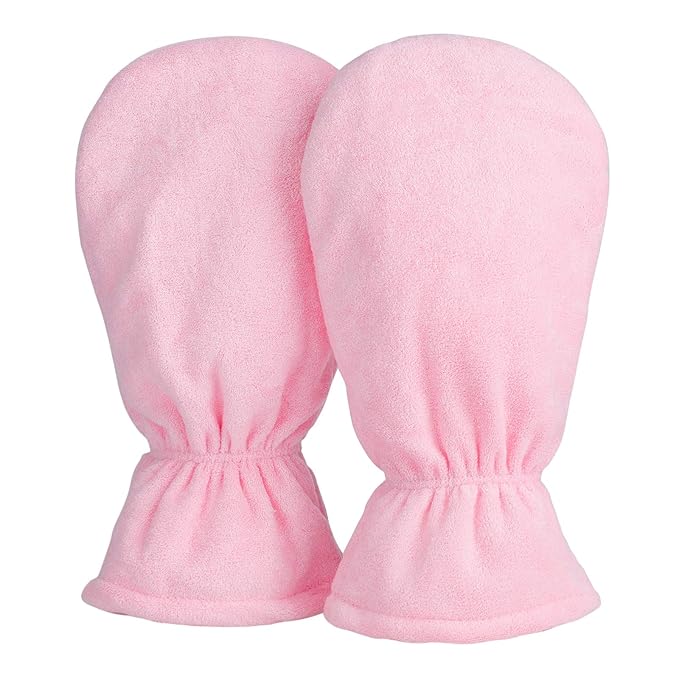 Segbeauty Thick Paraffin Wax Mitts, Paraffin Heated Hand SPA Mittens for Women, Gloves for Women Moisturizing Cracked Hands Hot Wax Hand Paraffin Thermal Treat SPA Wax Warmer Paraffin Wax Machine Pink