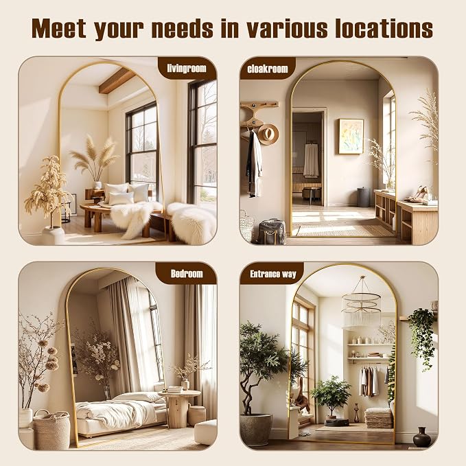 Full Length Mirror, Oversized Floor Mirrors, Leaning Free Standing Mirrors