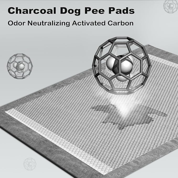 MIZOK Dog Pee Pads 30x36in Extra Large, Dog Pads Charcoal Odor Neutralizing, Pee Pads for Dogs Super Absorbent & Leak-Proof with Pheromone Attractant for Puppies, Disposable (35 Counts)