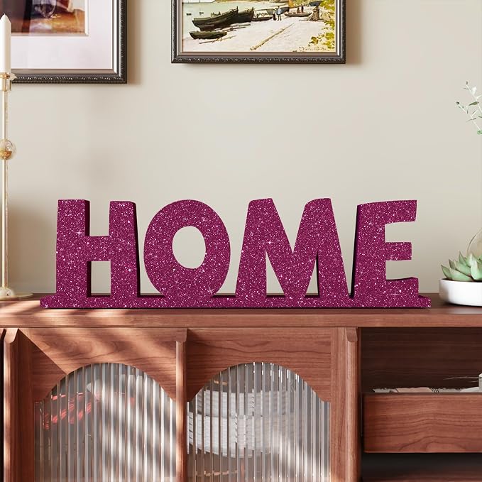 CRE8TIVE Deep Pink Glitter Wallpaper Border 8"x354" Shiny Glitter Wallpaper