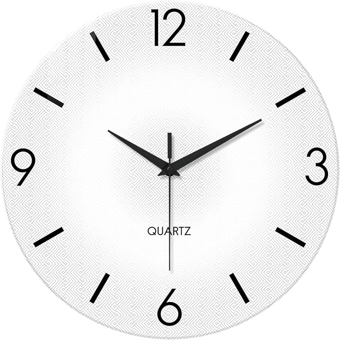 XFM Modern Simple Wall Clock 20 Inch Silent Wall Clocks Battery Operated Large