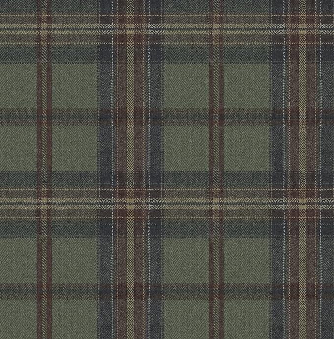 NextWall Harry & Grace Herringbone Plaid Premium Matte Non-Woven Peel and Stick