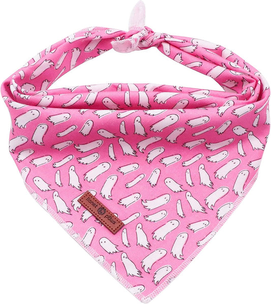Lionet Paws Halloween Dog Bandana for Small Medium Large Dogs, Cat Dogs Kerchief Triangle Bibs Scarf for Girl or Boy