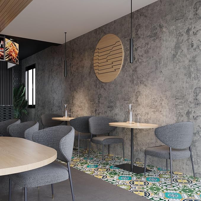 Wall Paper Peel and Stick Modern Grey Concrete Textured Wallpaper Extra Wide