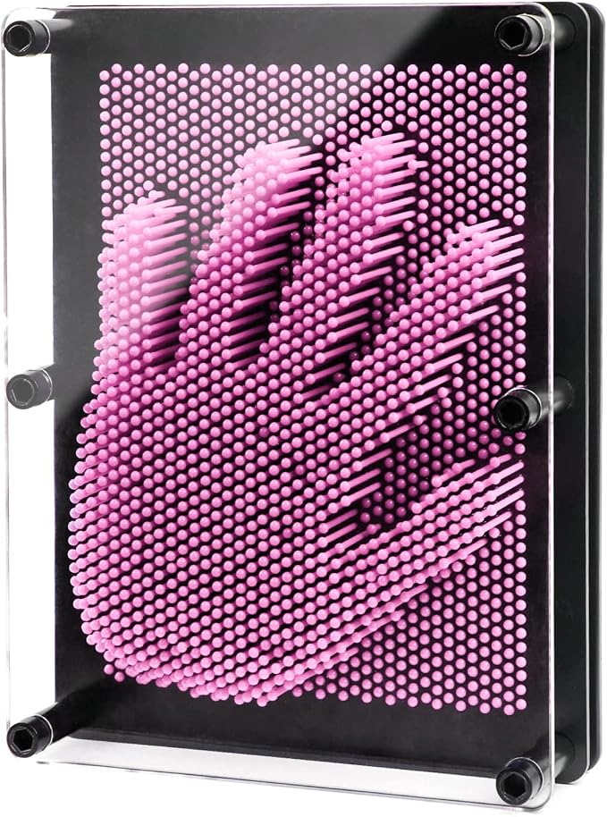 3D Pin Art Sensory Toys for Kids 5-7, Pin Art Board Impression Sensory Toys for Kids with Autism, Autism Gifts for Autistic Children Age 3, 4, 5, 6, 7, 8, 9, 10+ Years Old Boys Girls
