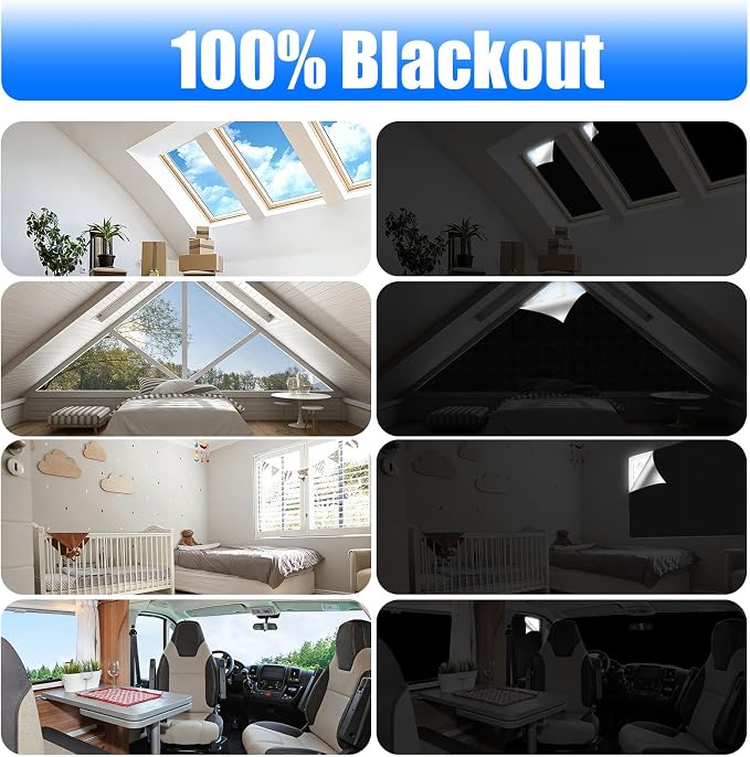 Blackout Blinds 118" x 57", 100% Blackout Curtains