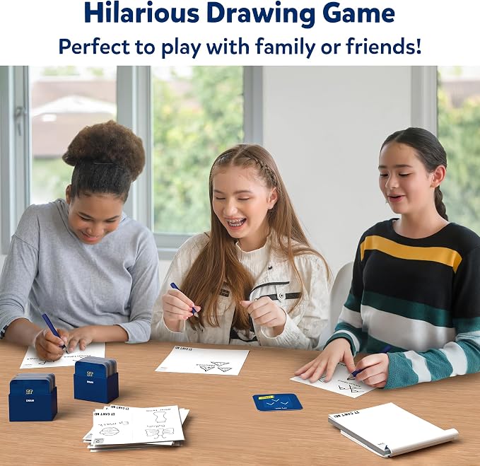Skillmatics Card & Board Game – It Can't Be, Hilarious Drawing Game | Fast-paced Fun for Families, Parties, Game Nights, Race to Doodle, Gift for Kids, Teens, Adults Ages 7, 8, 9, 10 & Up