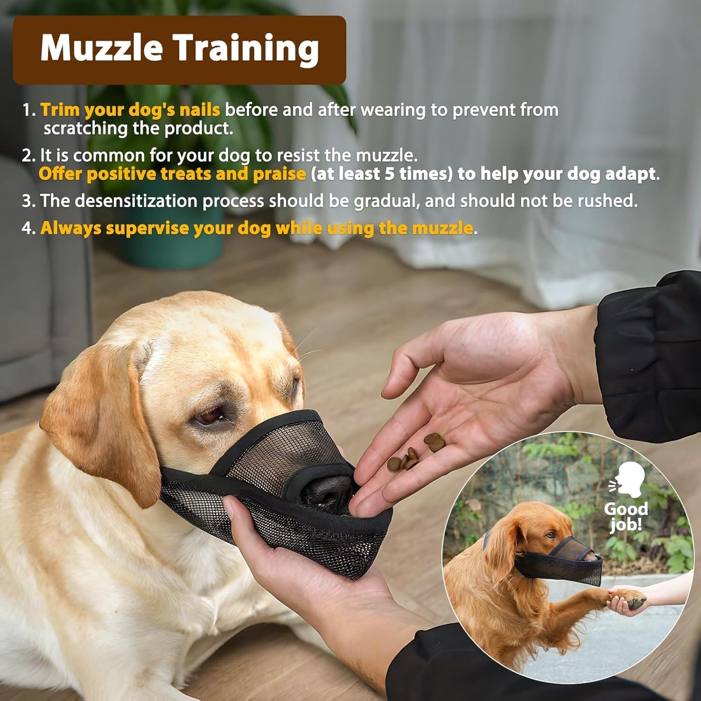 Crazy Felix Nylon Dog Muzzle for Small Medium Large Dogs Dachshund Beagle Poodle Labrador, Air Mesh Breathable and Drinkable Pet Mouth Guard for Anti-Biting Chewing Scavenging(XXS, Pink)
