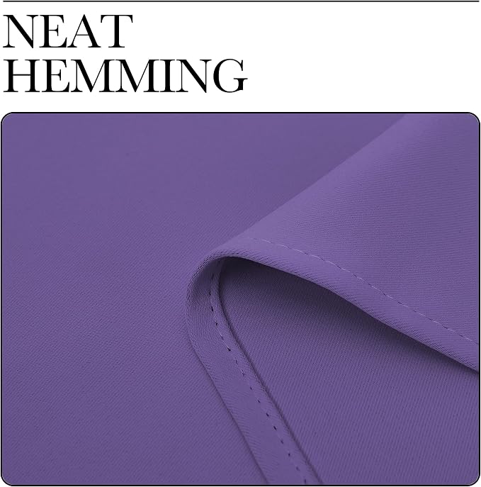 NICETOWN Blackout Curtains for Bedroom, Lilac Purple, 1 Pair, 42 by 45-inch