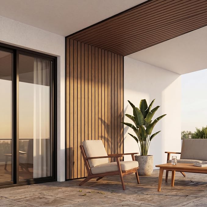 From Plain to Beautiful in Hours WPC Exterior Wall Slat Panels Waterproof