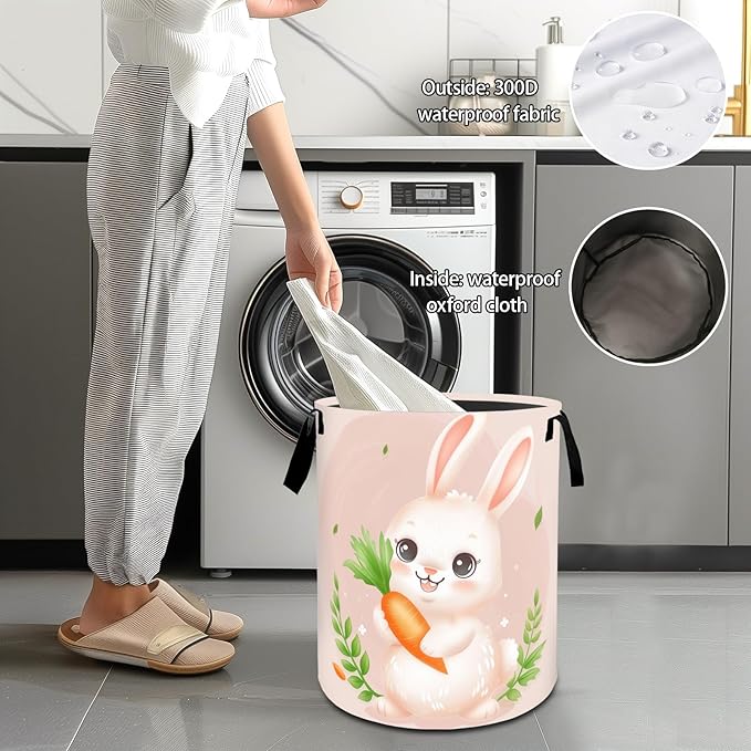 Colorful Manatee Flower Laundry Basket, Dirty Collapsible Clothes Toy Organizer Hamper for Kids Adults, Oxford Cloth Waterproof Storage Bin for Bedroom Bathroom Ocean Decor Gifts, 19.7"X15.7"