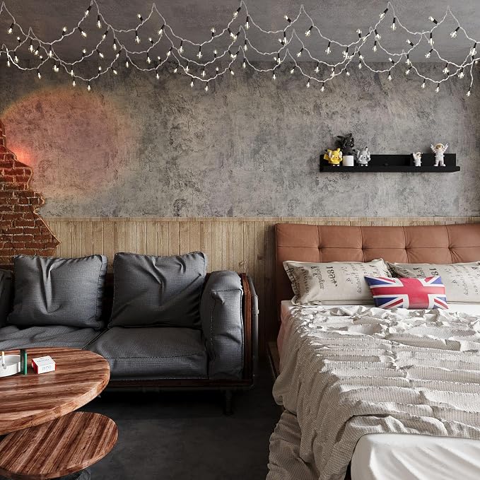 Wall Paper Peel and Stick Modern Grey Concrete Textured Wallpaper Extra Wide