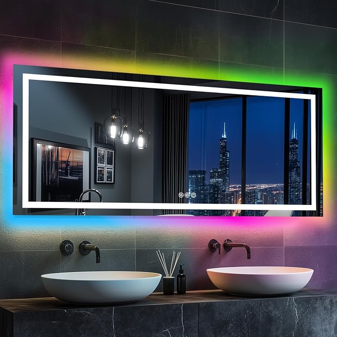 Antok 28"x 60" LED Bathroom Mirror