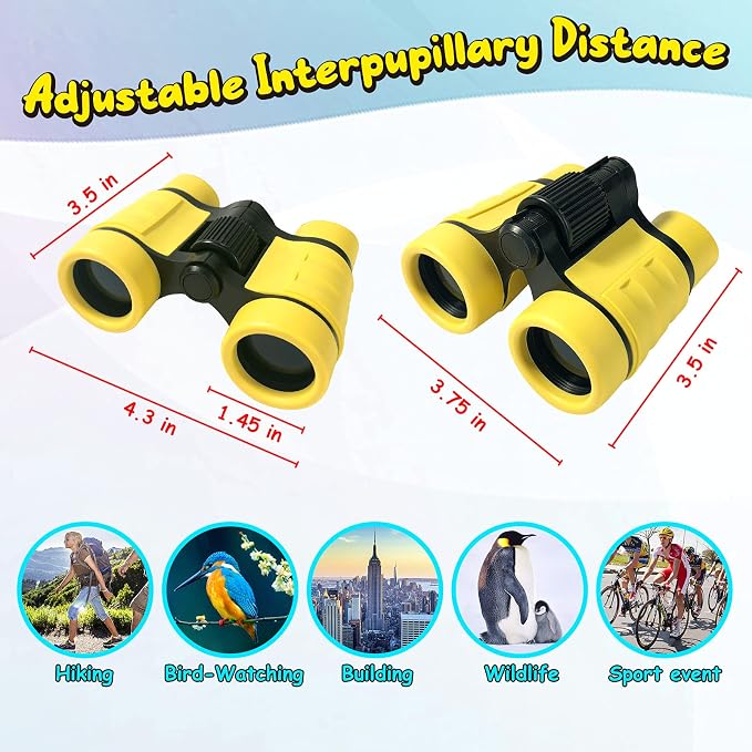ESSENSON Kids Explorer Kit - Adventure Kit for Kids, Outdoor Explorer Kit with Binoculars, Summer Outdoor Toys for Kids Ages 4-8