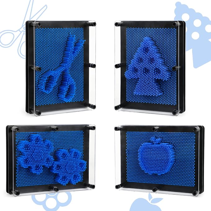 ENJSD 3D Pin Art Sensory Toys for Kids 5-7, Pin Art Board Impression Sensory Toys for Kids with Autism, Autism Gifts for Autistic Children Age 3, 4, 5, 6, 7, 8, 9, 10+ Years Old Boys Girls