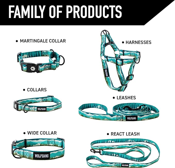 Wolfgang Heavy Duty Adjustable Dog Harness, Pull-Tested to Over 800 lbs for Walking & Training, GreatEscape Print, Extra Large