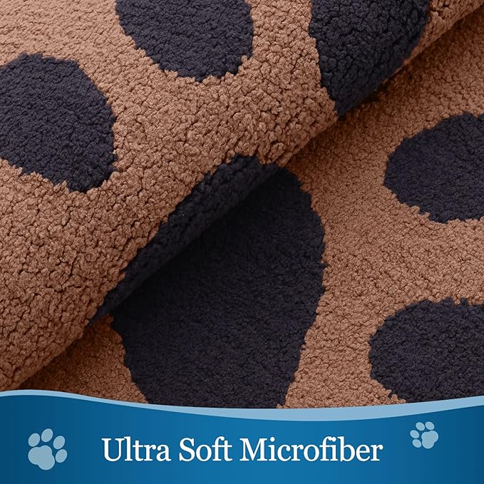Buganda Dog Door Mat for Muddy Paws, Absorbent Dirt Trapper Washable Indoor Doormats, Non Slip Low-Profile Mud Mat for Dogs, Front Entrance Doormat for Inside Floor (36x24 Inches, Camel and Black)