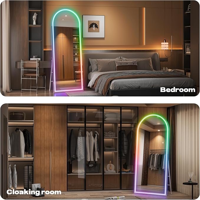 Hasipu Arch Full Length Mirror 77 x 30 in