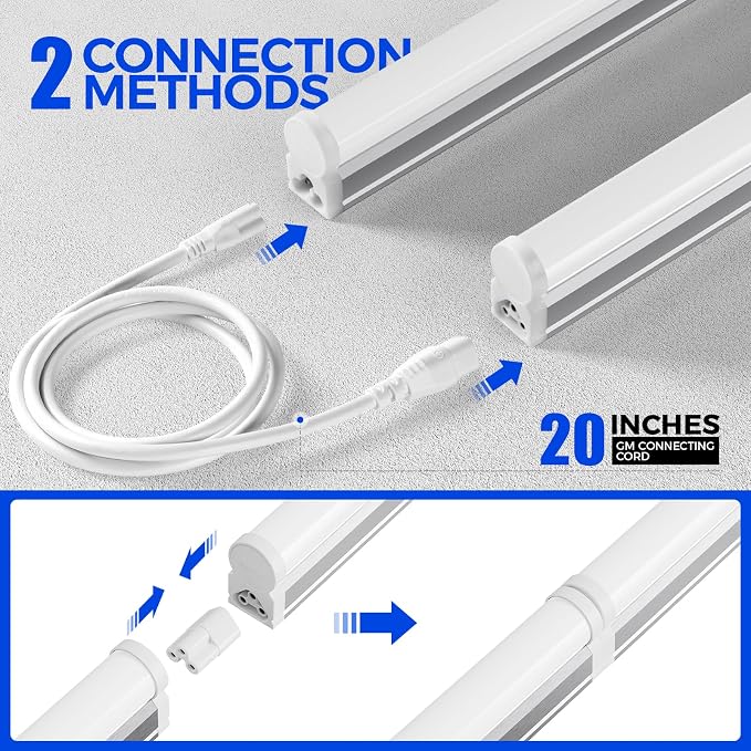 Barrina T5 4FT LED Shop Light, Ceiling Commercial Bay Light