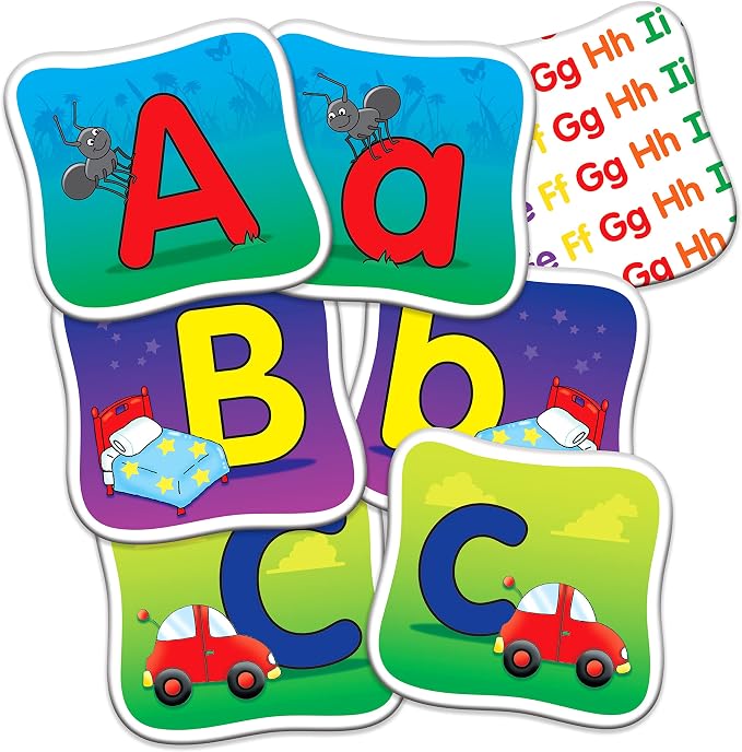 The Learning Journey: Match It! Memory - Alphabet - Capital and Lowercase Letter Matching Game with 26 Matching Pairs - Memory Games for Kids 3 and Up - Award Winning Toys