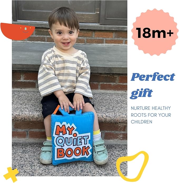 My Quiet Book for Toddlers (Pack of 2) - Travel Essentials for Toddlers 1-3