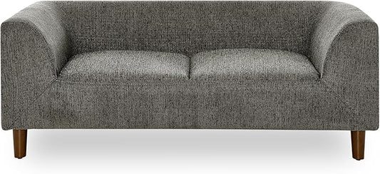 Pet Sofa with Backrest and Armrests,Modern Rectangular Pet Sofa Suitable for Small and Medium Dogs,Soft Cushion Comfortable Dog Sofa for Living Room,Dark Grey