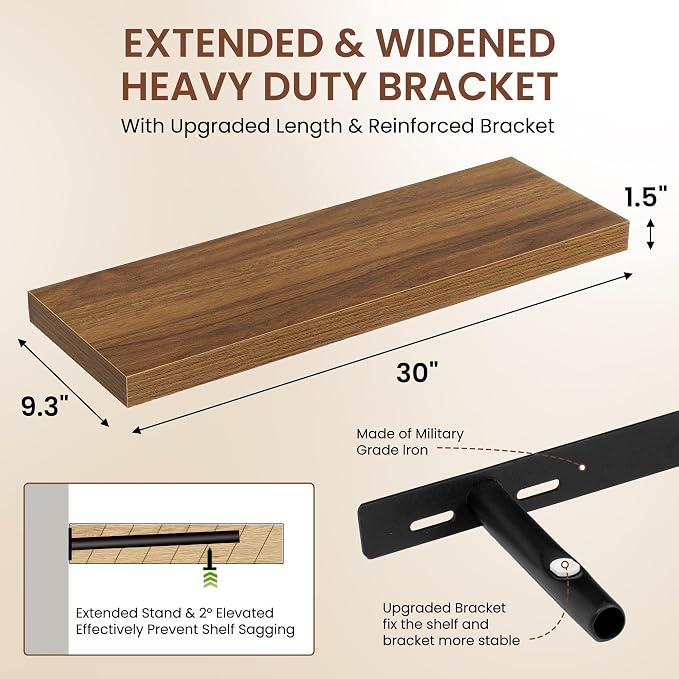 Dreamland 30 Inches Floating Shelves