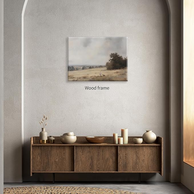 Jesus and Lamb the Lord is My Shepherd Wall Art Jesus Christian Poster 12X16