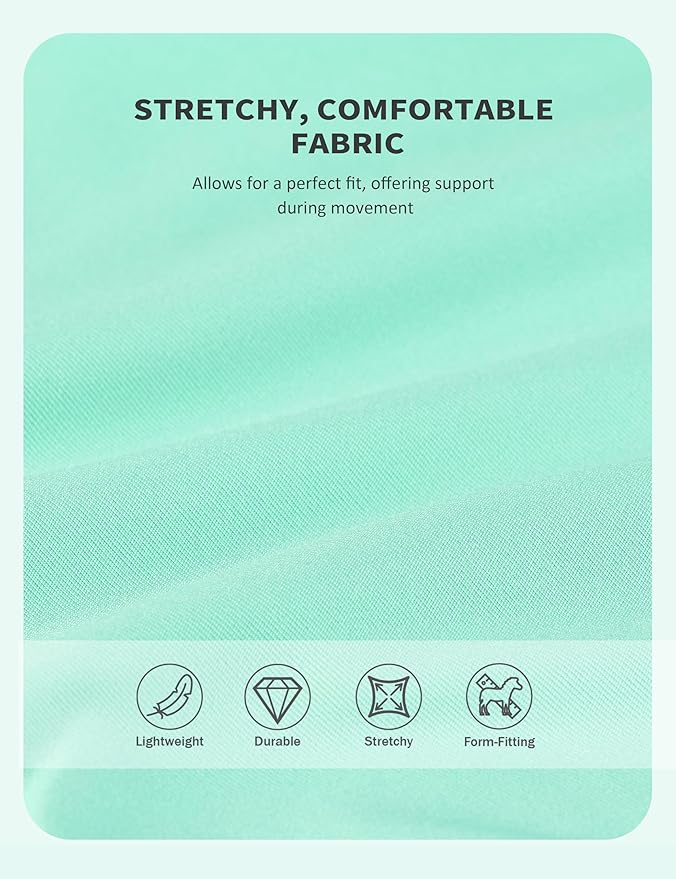 Harrison Howard Horse Shoulder Guard Thick Stretchy with Inner Soft Fleece Lining Adding Comfort Prevents Chafing Summer Mint L