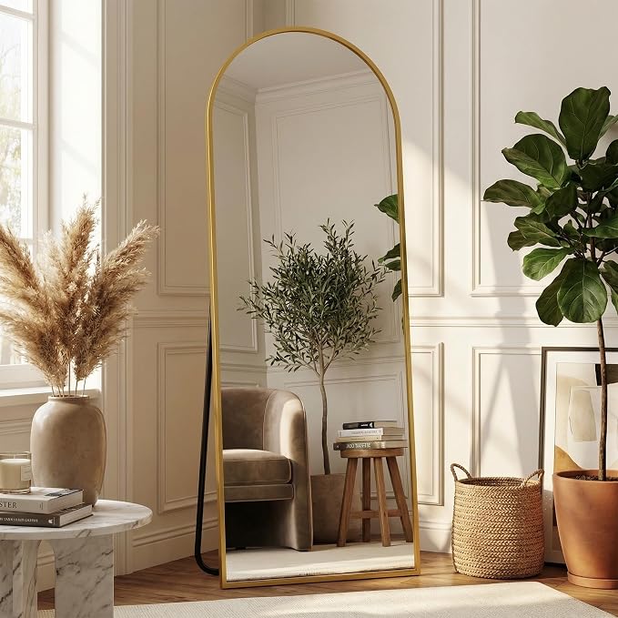 Suidia 56"x15" Arched Full Length Mirror