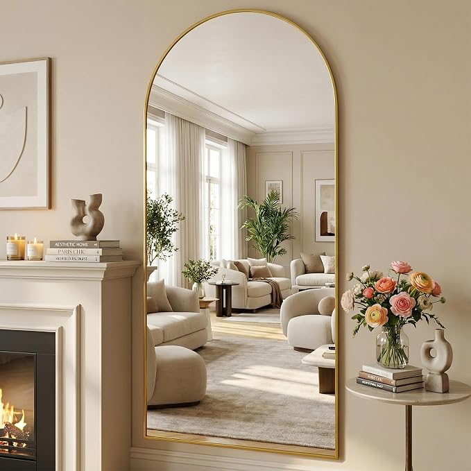 Suidia 81"x41" Arched Full Length Mirror