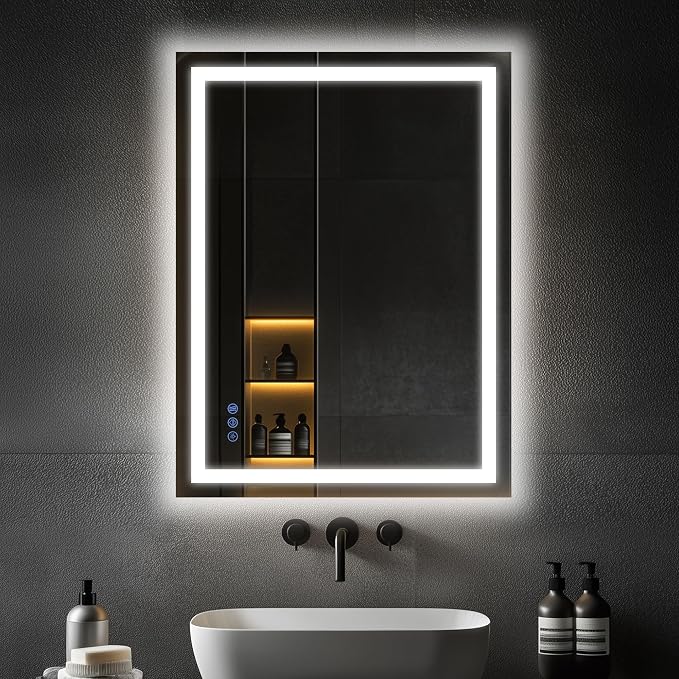 Antok 24"x 36" LED Bathroom Mirror