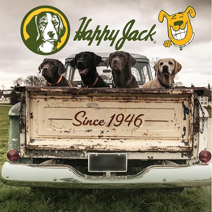 Happy Jack DD-33 (EPARN 2781-41) Flea and Tick Spray for Dog and Cat, Flea Treatment & Control, Water-Based Formula Kills Fleas & Ticks Effectively Yet Gentle on Skin & Hair, 16 oz