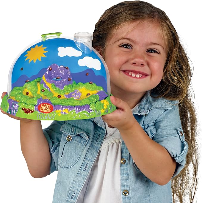 Insect Lore Ladybug Land | Ladybug Growing Kit Habitat | Redeem Voucher For Live Ladybug Larvae