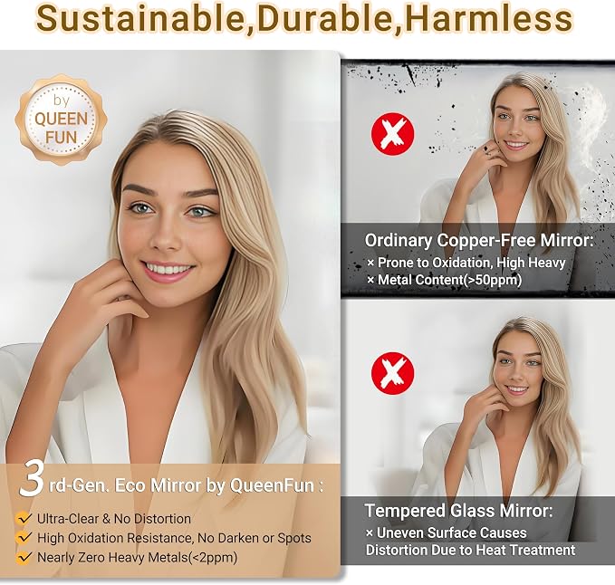 72 x 36 Black Framed Mirror for Bathroom, Beveled Black Bathroom Vanity Mirror
