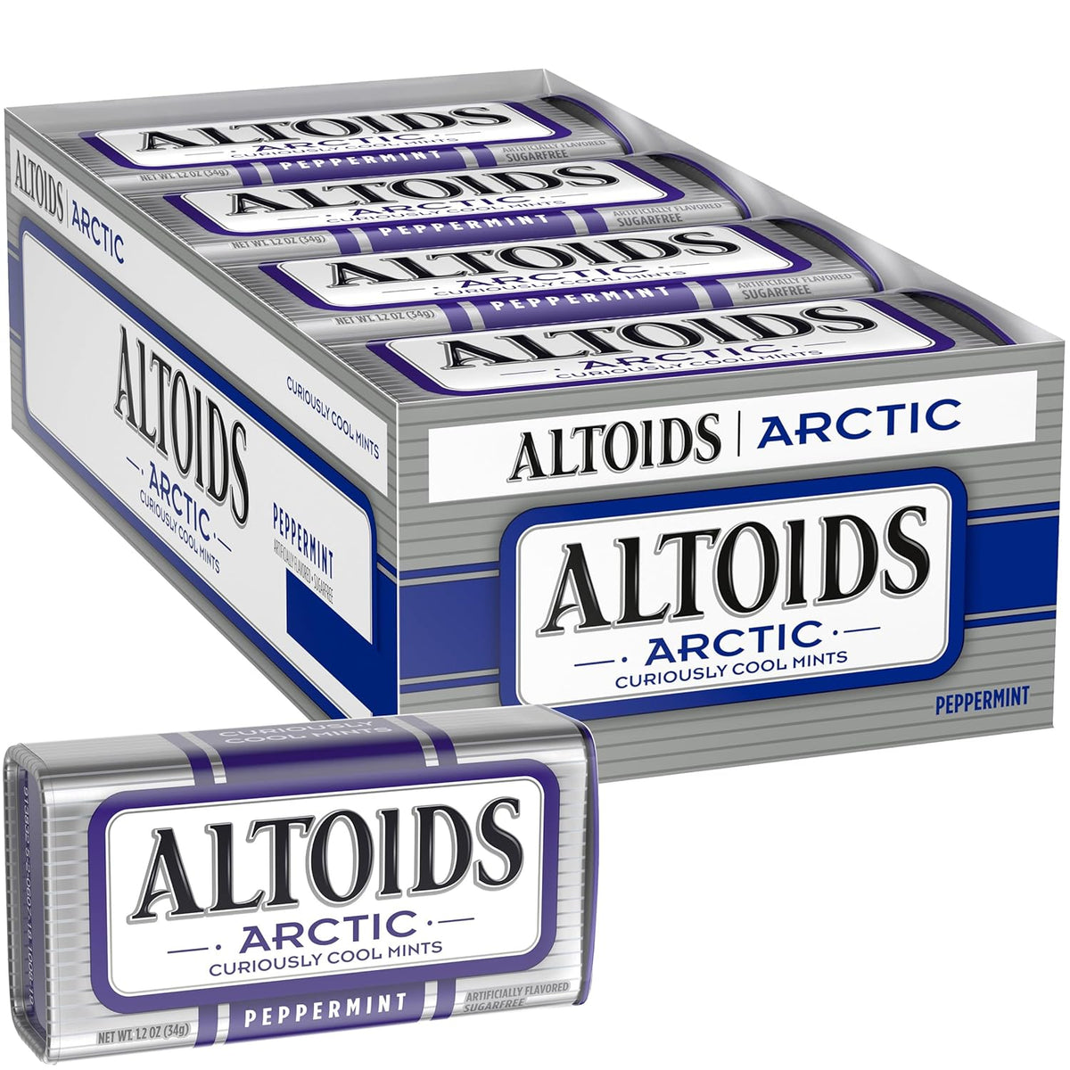 AltoidsWintergreen Curiously Strong Mints, 1.76 Ounce Each (3 Pack, 5.28 Ounce Total)