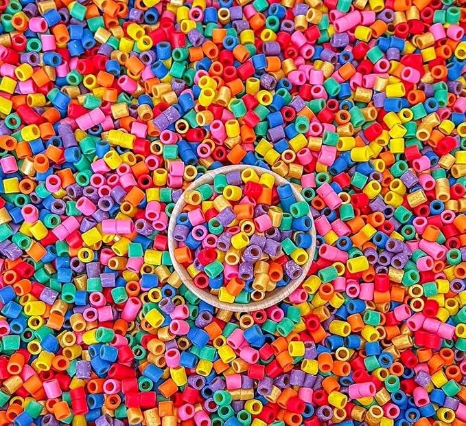 4 Cups of Rainbow Ditalini Pasta Sensory Bin Filler for Sensory Table