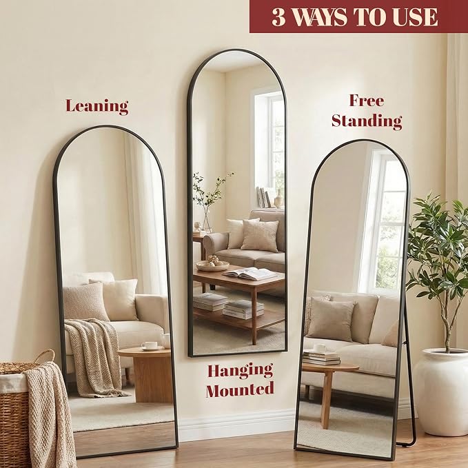 Suidia 65"x22" Arched Full Length Mirror
