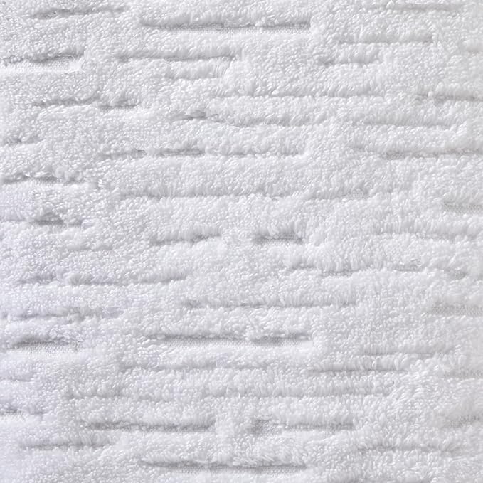 SKL Home CloudSoft Cotton Luxury 2-Piece Hand Towel Set, White