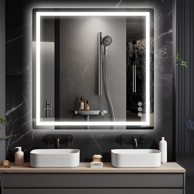 Memobarco 36"x 36" Bathroom Mirror