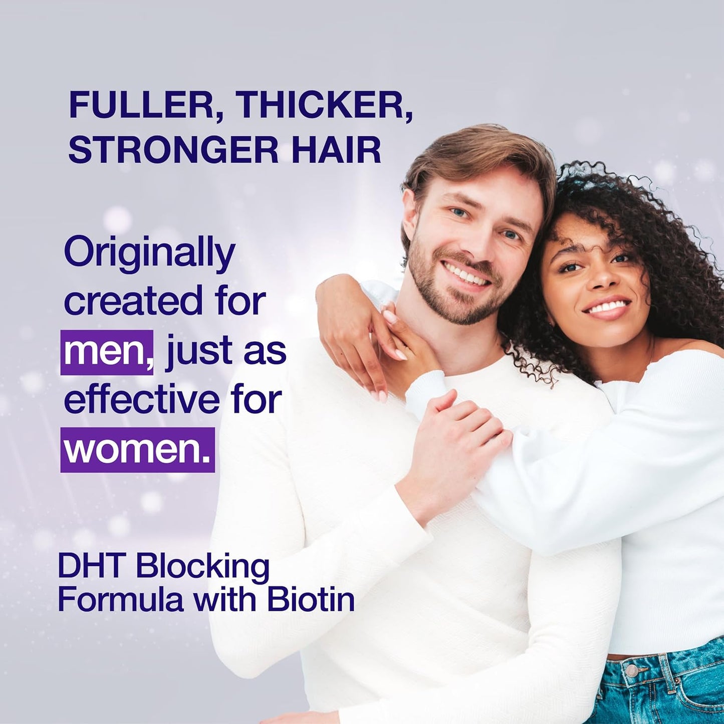 2 x Hair Growth Shampoo For Men - With Conditioner for Thinning Hair - Natural DHT Blockers To Reduce Hair Loss - Biotin and Keratin Best for Growth and Thickening - Made in USA