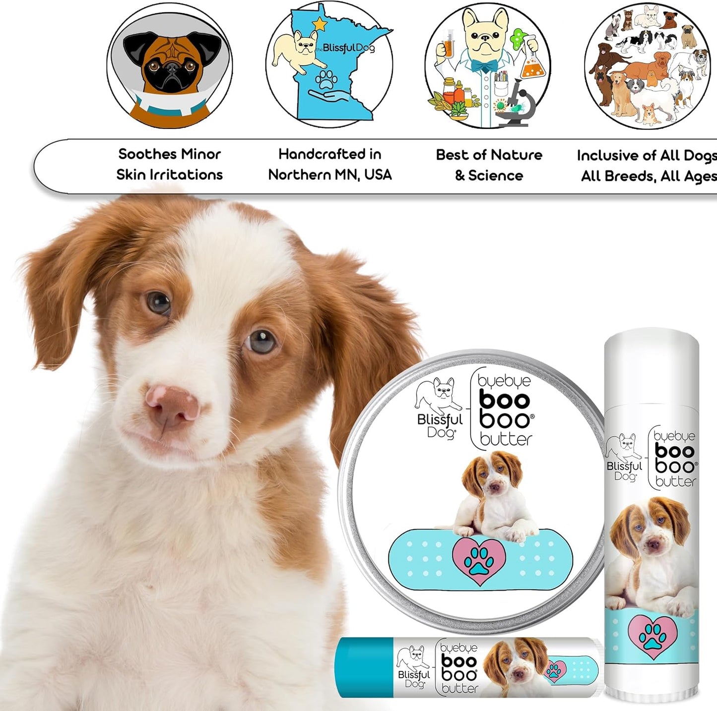 The Blissful Dog 1 oz TIN Brittany Booboo Butter