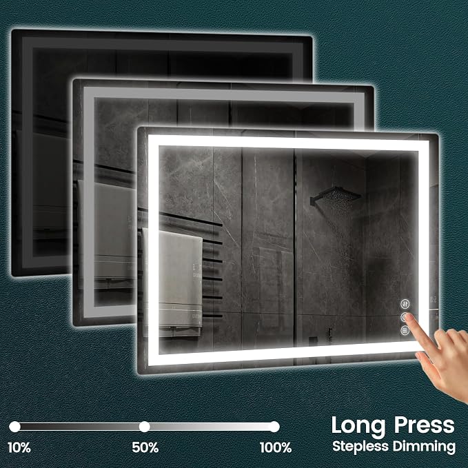 Memobarco 32"x 40" Bathroom Mirror